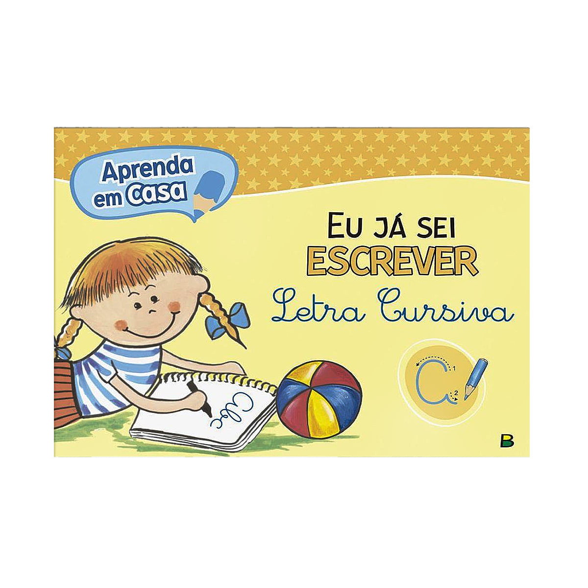 Livro infantil Eu já sei escrever letra cursiva Todolivro Livraria Barão