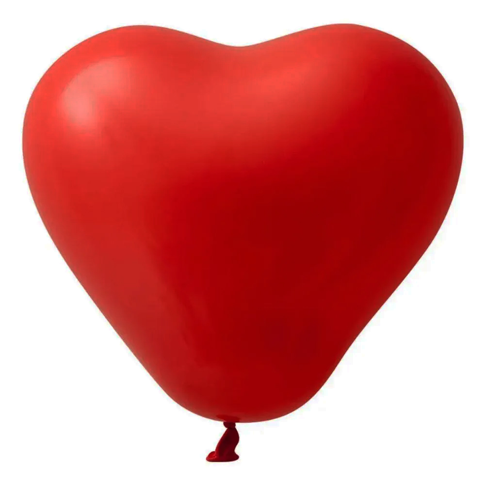 Balão coração n°11 20 un vermelho São Roque