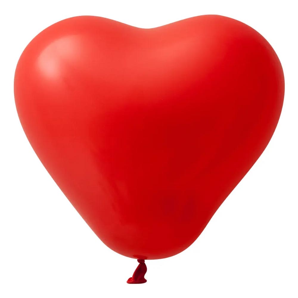 Balão coração n°11 50 un vermelho São Roque
