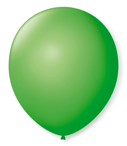 Balão n°7 50 un verde maça São Roque