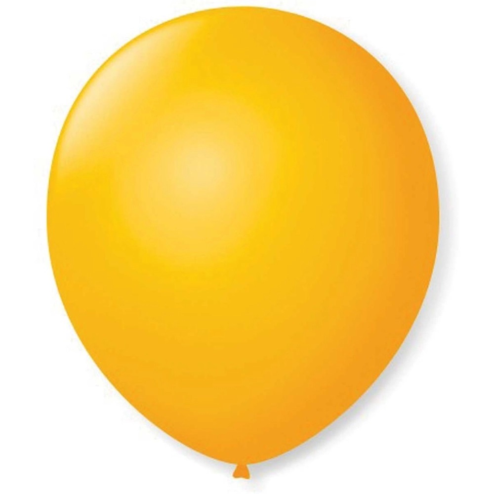 Balão n°9 50 un amarelo sol São Roque