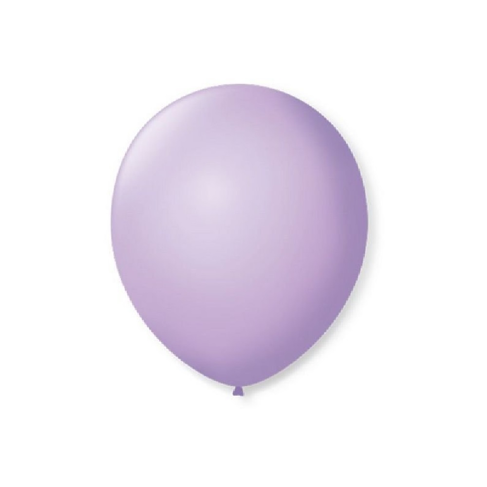 Balão perolado n°7 50 un lilás São Roque