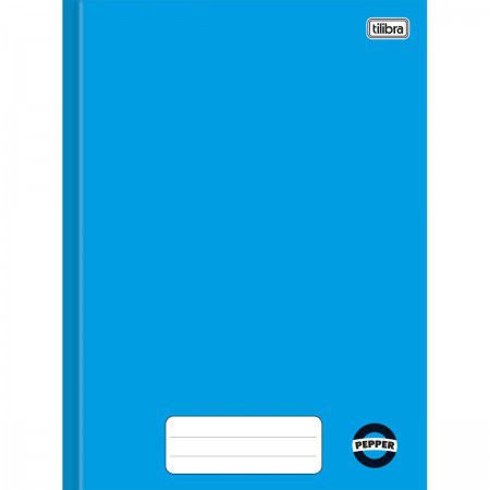 Caderno brochura 40 fls azul PEPPER Tilibra