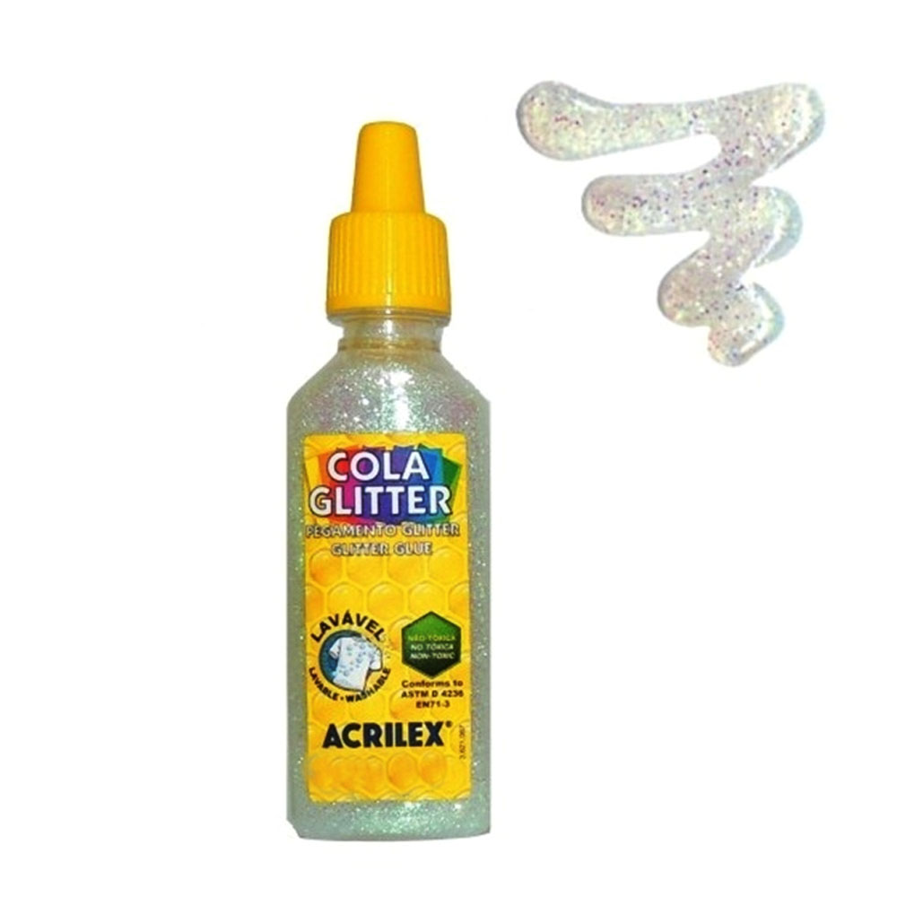Cola glitter 35g Cristal Acrilex