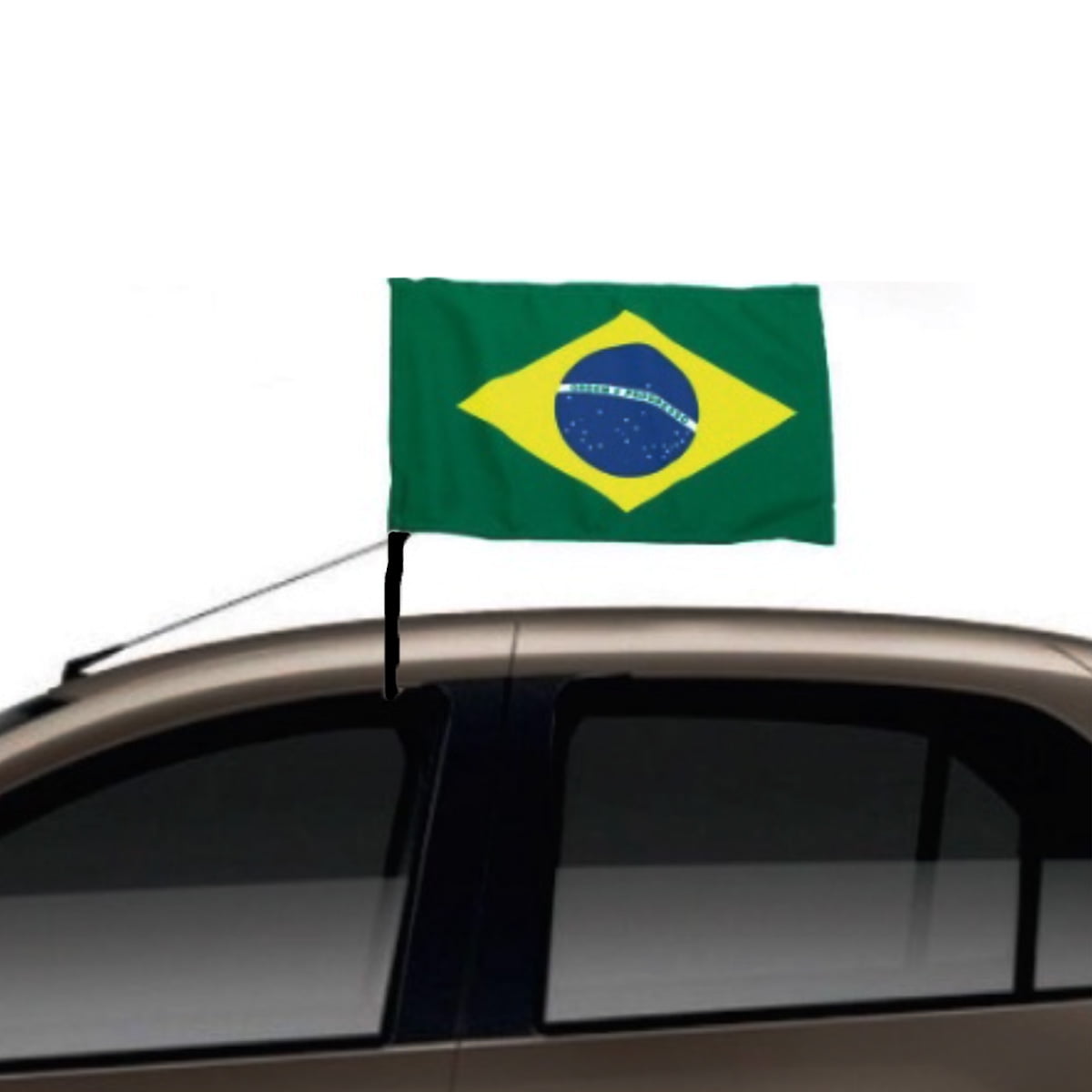 Bandeira Brasil M Dia P Carro Livraria Bar O