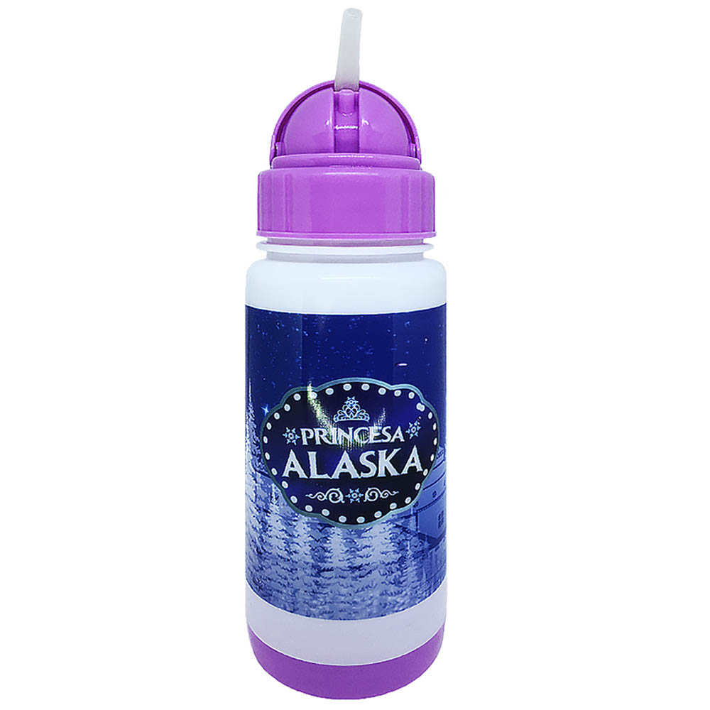 Garrafa plástica 330 ml Princesa Alaska Novo Século