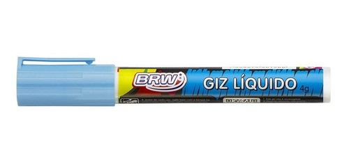 Giz líquido 6mm azul claro BRW