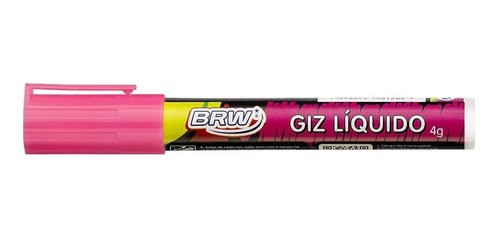 Giz líquido 6mm rosa BRW