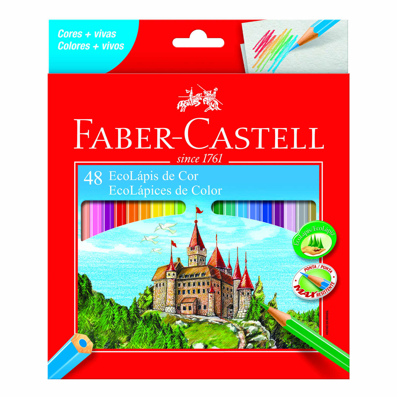 Lápis de cor 48 cores Faber-Castell