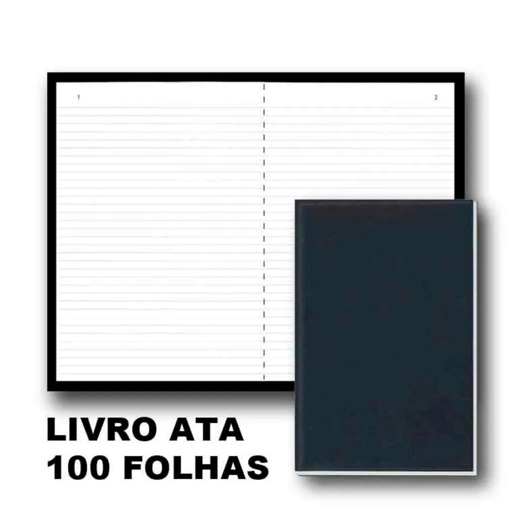 Livro Ata 100 Folhas São Domingos Livraria Barão 5846