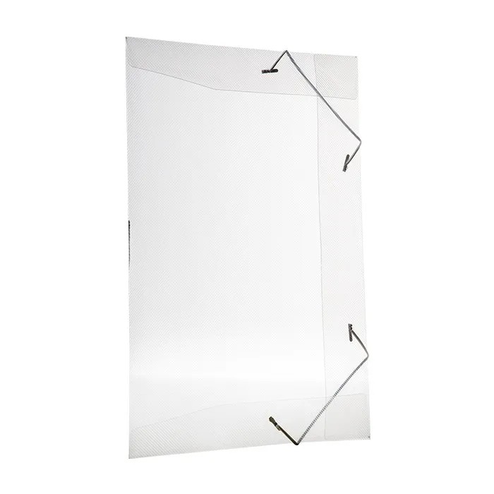 Pasta com elástico A4 fina cristal New Line Dello Livraria Barão