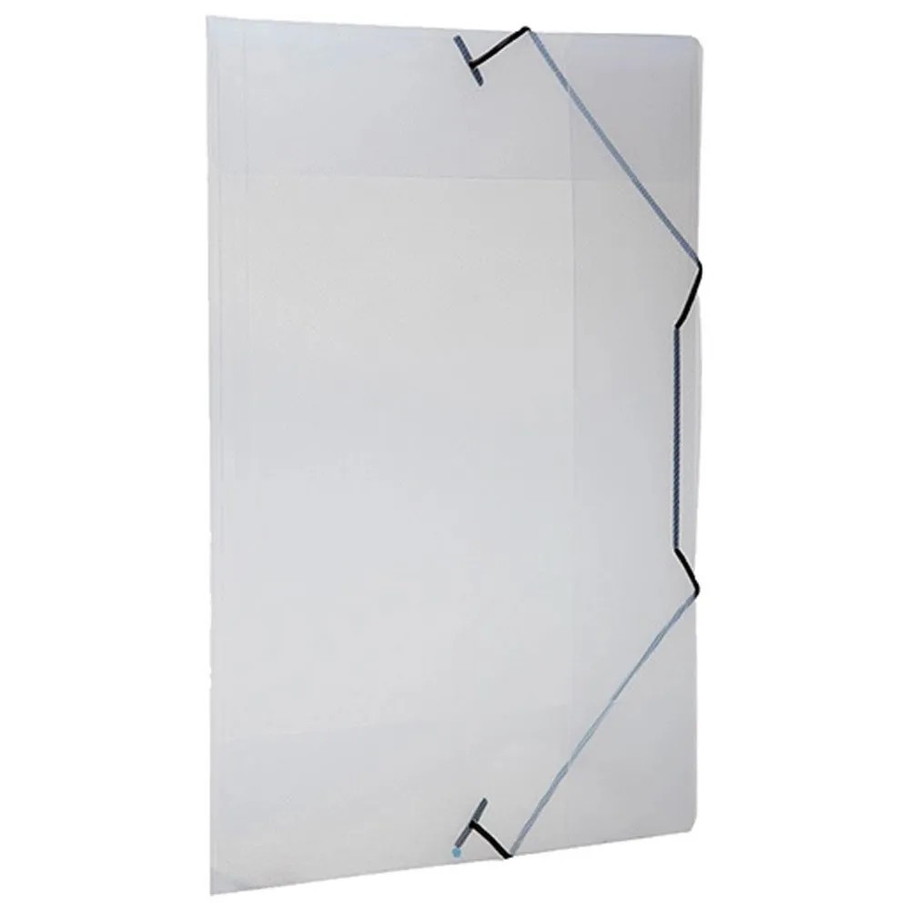 Pasta com elástico A4 fina cristal Top Line Dello Livraria Barão