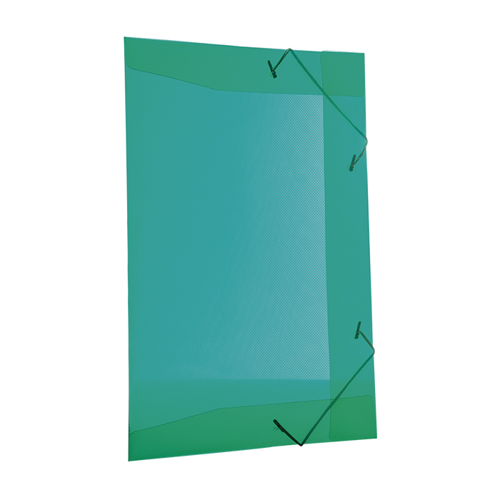 Pasta com elástico A4 fina verde New Line Dello Livraria Barão