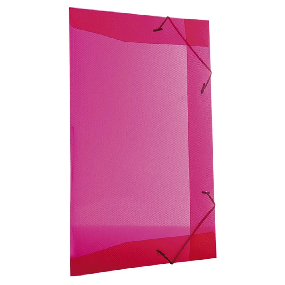 Pasta com elástico A4 fina vermelho New Line Dello Livraria Barão