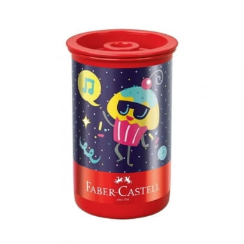 Apontador 1 furo com depósito Candy Party Faber-Castell