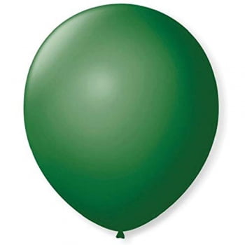 Balão n°7 50 un verde folha São Roque