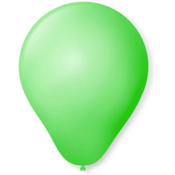 Balão n°9 verde folha 50 un São Roque