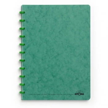 Caderno A4 72 fls verde KARTOON Atoma