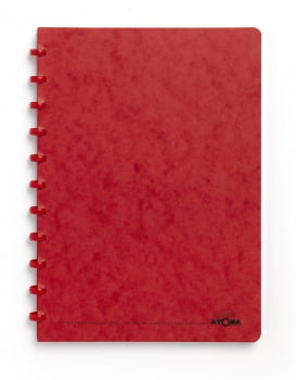 Caderno A4 72 fls vermelho KARTOON Atoma