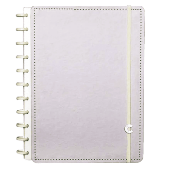 Caderno Grande 80 fls Lilás Pastel Caderno Inteligente
