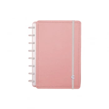 Caderno Pequeno 80 fls Rose Pastel Caderno Inteligente