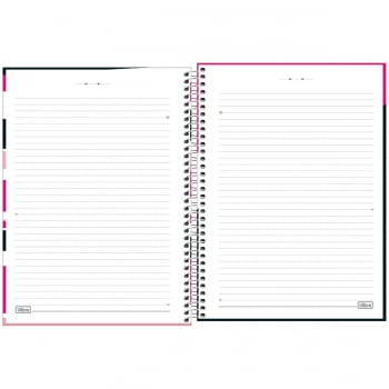 Caderno universitário 16 matérias 256 fls Love Pink Tilibra