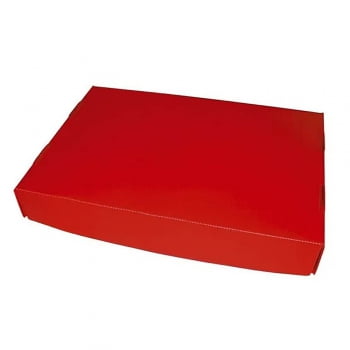 Caixa de camisa papelao vermelho Nova Print