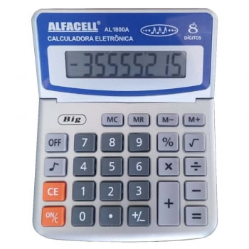Calculadora 8 dígitos AL1800A Alfacell