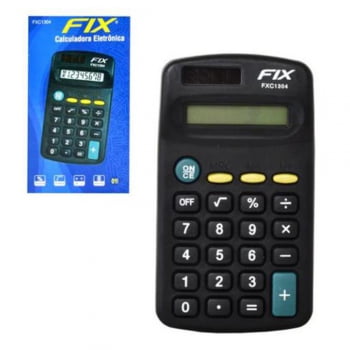 Calculadora 8 dígitos FXC1204 FIX