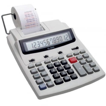 Calculadora de mesa com bobina 12 dígitos MR 6125 Elgin
