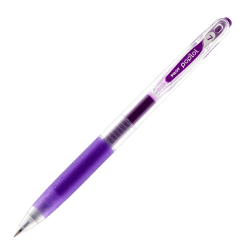Caneta esferográfica 0.7 violeta POP'LOL Pilot