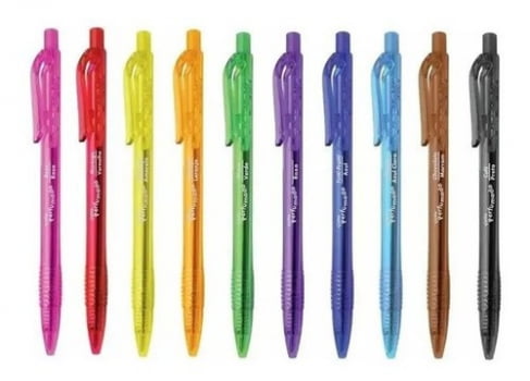 Caneta Esferográfica 1.0 10 cores Viih Tube New Pen