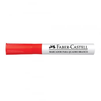Caneta quadro branco recarregável vermelho Faber-Castell