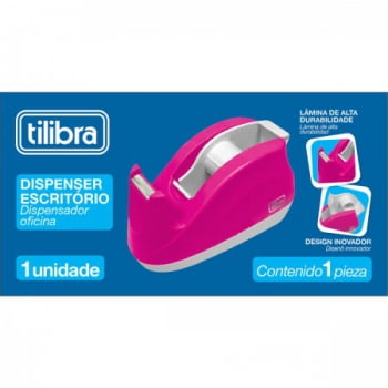 Aplicador para fita adesiva pequeno Rosa Tilibra