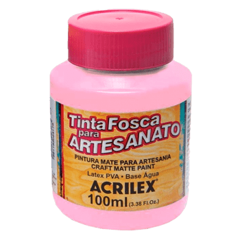 Tinta artesanato 100ml rosa Acrilex