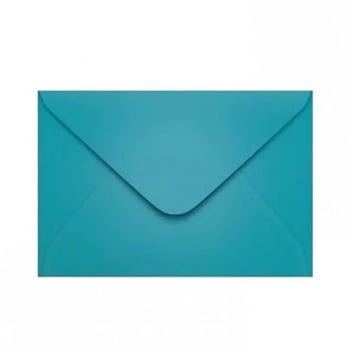 Envelope 11,4x16,2cm 100 un azul bahamas Ipecol