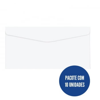 Envelope carta sem cep 11,4x16,2cm 10 un Scrity
