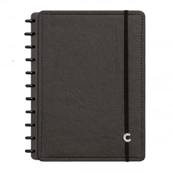 Caderno Grande 80 fls black ecológico Caderno Inteligente