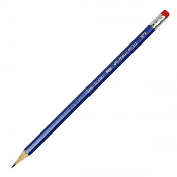Lápis preto c/ borracha MAX azul Faber-Castell