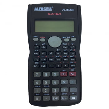 Calculadora científica 12 dígitos AL350MS preto Alfacell
