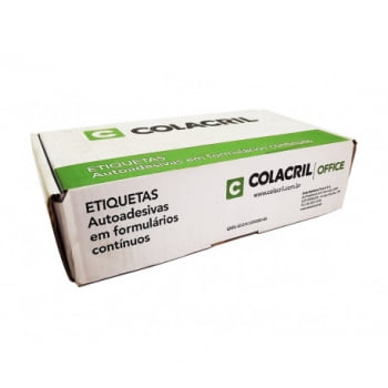 Etiqueta adesiva matricial 70x23,4 12000 etiquetas Colacril