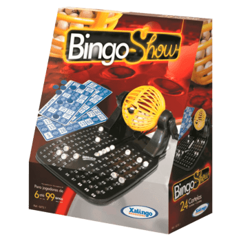 Jogo bingo show 24 cartelas Xalingo