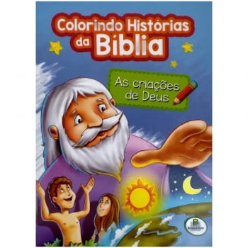 Kit 10 livros infantis colorindo histórias da Bíblia Todolivro