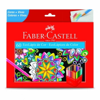 Lápis de cor 60 cores Faber-Castell