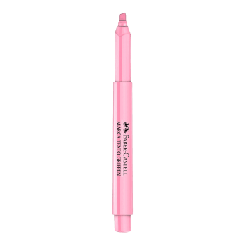Marca texto rosa pastel Faber-Castell