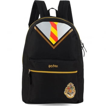 Mochila escolar Harry Potter uniforme preto Luxcel