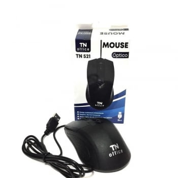 Mouse USB óptico 1600 dpi preto TN