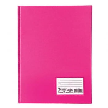 Pasta catálogo capa dura 50 envelopes rosa Tn