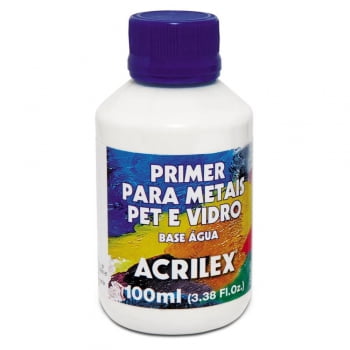 Primer para metais pet e vidro 100 ml Acrilex