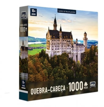 Quebra-cabeça 1000 peças Castelo de Neuschwanstein Game Office